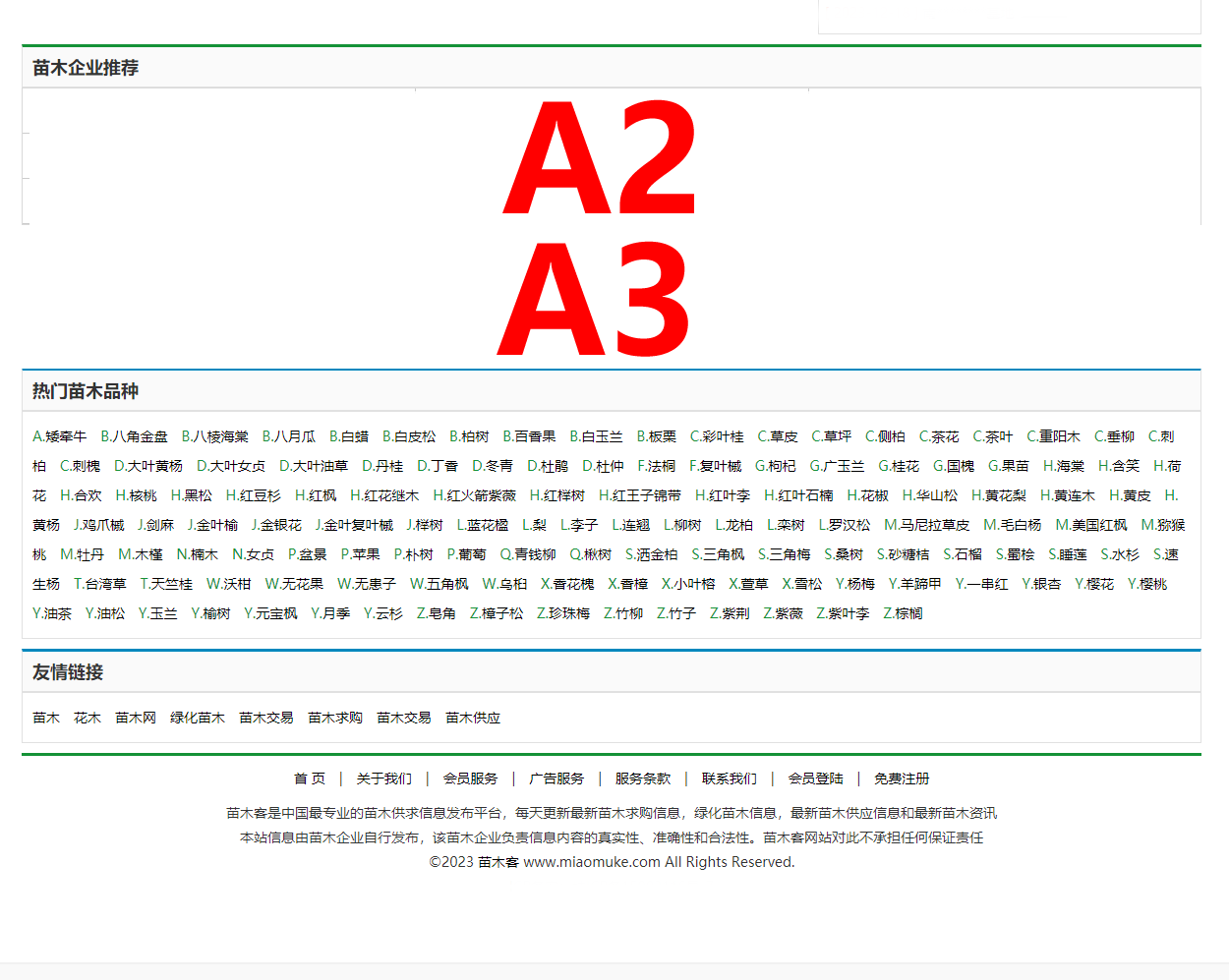 A区广告告位价
